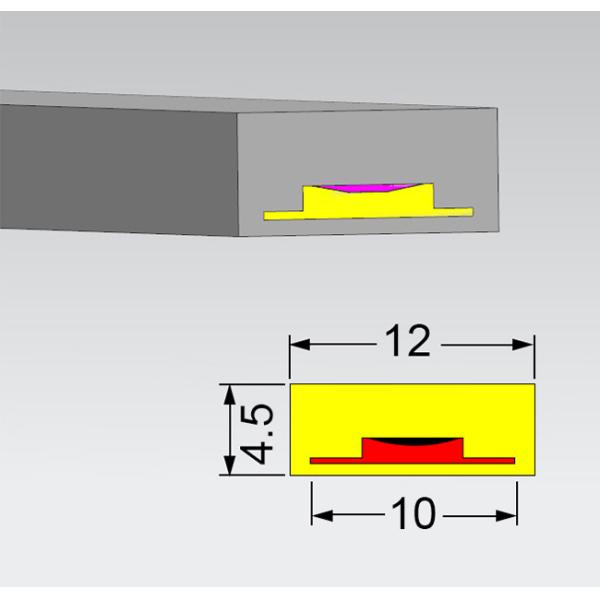 IP68 Waterproof Neon Flex LED Strip Lights Solid PU Swimming Pool LED Strip Lights