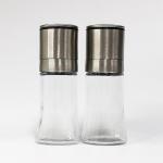 Stainless Steel Spice 129mm 151g 80ml Salt Pepper Grinder