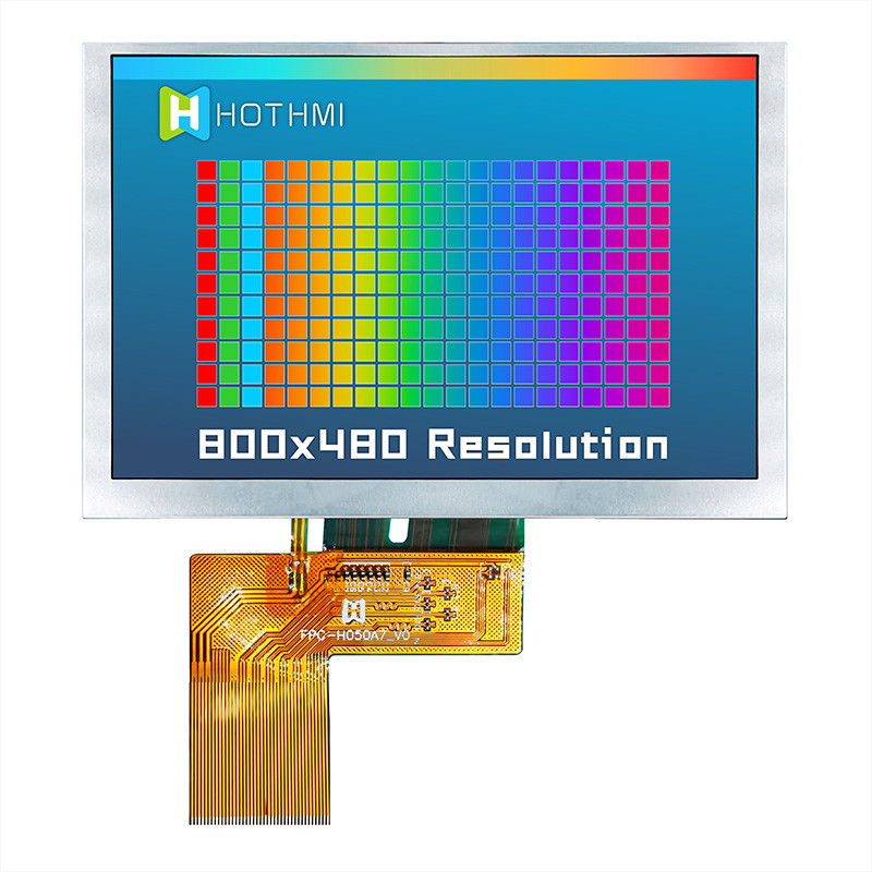 5 Inch High-Brightness TFT LCD | 800x480 IPS Display with ST7262