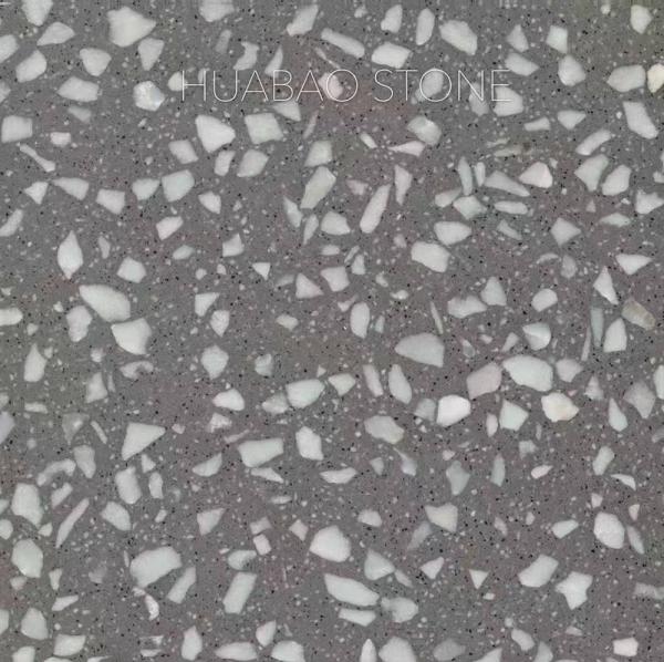 High Performance Inorganic Terrazzo wall tile for flooring in plaza hotel