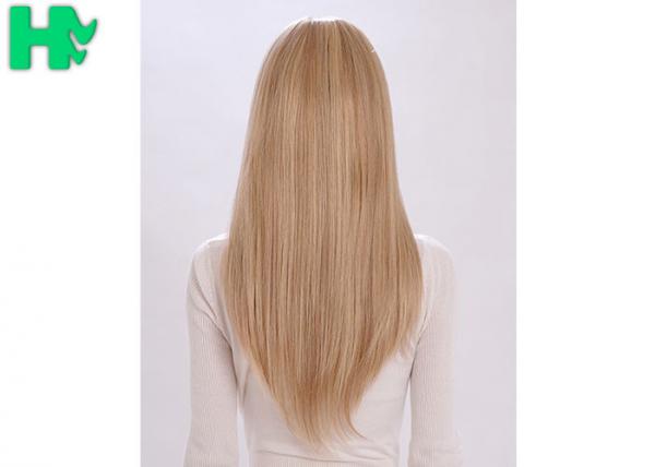 Pretty Long Synthetic Wigs For Women Cheap Long Straight Blonde Synthetic Wig
