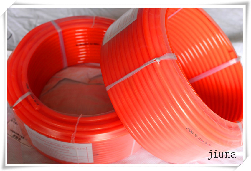 Polyurethane PU orange smooth round belt / High tensile strength Polyurethane Round Belt