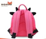 Toddler Cow Backpack Water Proof , Pink Animal Backpacks For Kids