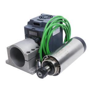 Wholesale High Speed 2.2KW ER20 Round Air Cooled Spindle Motor Kit 24000rpm for CNC Wood Working from china suppliers