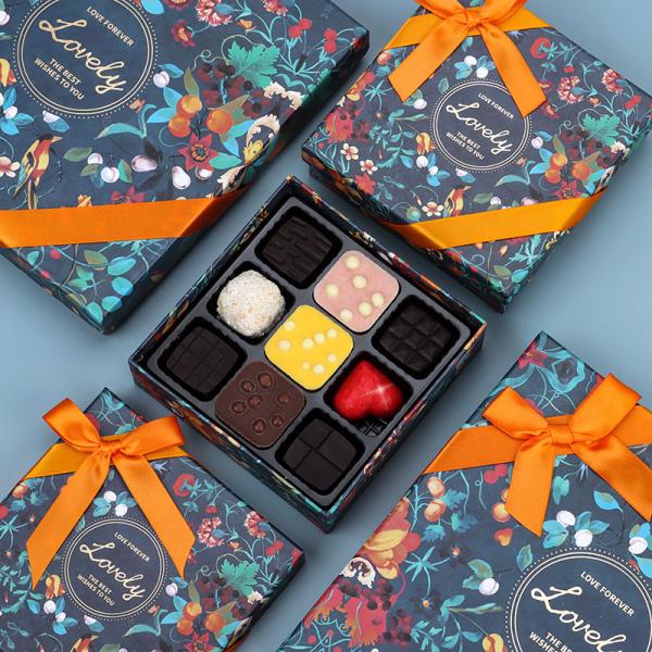 Luxury Wholesale Paper Candy Gift Box Custom Logo Chocolate Packaging Boxes with