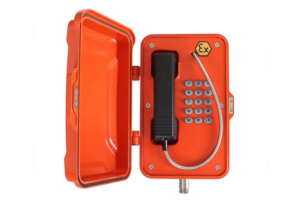 Weatherproof Explosion Proof Telephone Power Plant Type JREX101 Wall / Pillar