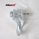 Forged Steel Twisted Shackle Transmission Line Hardware UN-120 With Mechanical