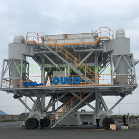 Dustproof Port Mobile Discharging Harbour Coal Hopper Environment Friendly