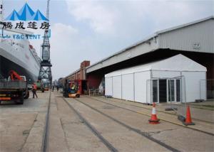 Wholesale Pvc-Coated Temporary Storage Tents With Mesh Or Glass Window / Outdoor Exhibition Tent from china suppliers