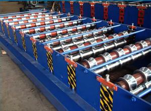Wholesale Solid Shaft Roof Roll Forming Machine / Corrugated Sheet Making Machine from china suppliers