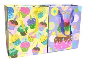 Wholesale Top Open Retail Carrier Bags , Personalized Paper Bags For Business from china suppliers