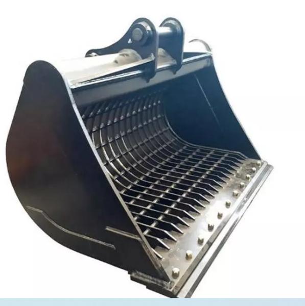 Q355B NM500 Hardox500 2.8 Cubic Meter Heavy Duty Skeleton Bucket For Excavator