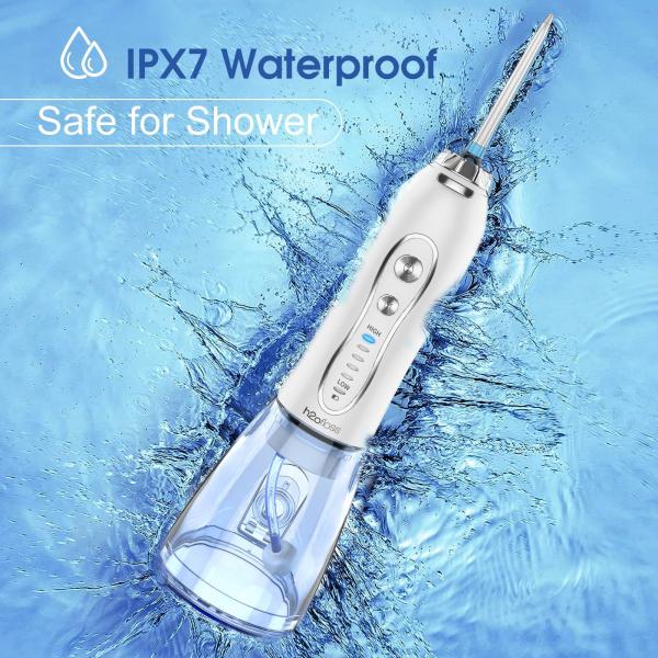 Rechargeable 300ML Cordless Portable Teeth Cleaning Dental Oral Irrigator Mornwell D52 Water Pick Electric Water Flosser