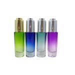 custom15ml glass dropper bottle high-grade set empty colorful glass thick bottom