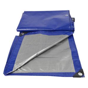 Wholesale Customized Color 250gsm Blue Heavy Duty Waterproof PE Laminated Tarpaulin for Tent from china suppliers