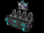 Electric Motion Platform 4 Seats 9D VR Chair Virtual Reality Game Machine Family