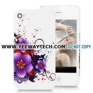 Wholesale iphone 4S accessories -42346 Cute Bird Pattern Hard Case Cover For iPhone 4 - Blue from china suppliers