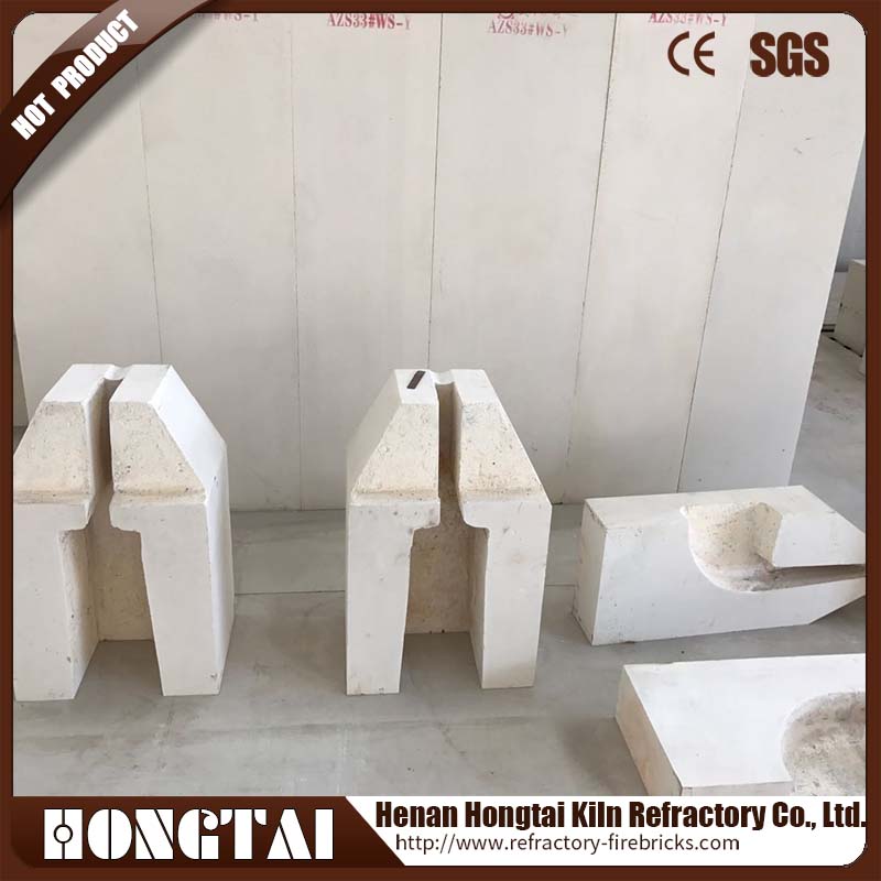 AZS33 Fire Resistant Bricks For Glass Kiln Refractory