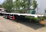 2 Axle 3 Axle 40 Ft 20 Ft Flatbed Container Semi Trailer