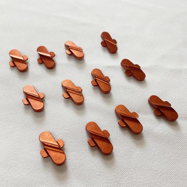 Lightweight Anti Corrosion Die Casting Parts For Electronics Key Aluminium Alloy