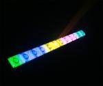Warm White LED Blinder Color Bar Light 0.3W 72PCS RGB Background Color