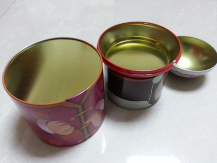 Christmas Metal Tin Container As A Gift / Fabulous Box , Consist Of Three Parts