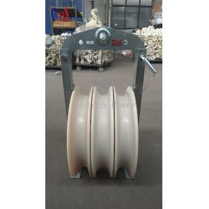 93KG 508 Series Large Diameter Rope Pulley Conductor ACSR400 Rope Blocks