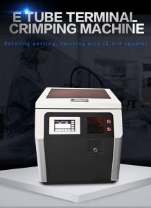 Wholesale Bulk Tube Pre Insulated Semi Automatic Wire Stripping And Terminal Crimping Machine from china suppliers