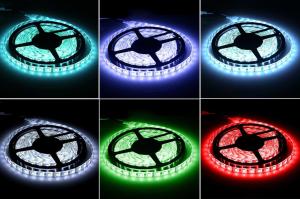 Wholesale 60leds/m New Non-Waterproof 5050 4IN1 RGBW LED Strip Light SMD RGBWW 4 colors led String 5M/reel DC12V/24V from china suppliers