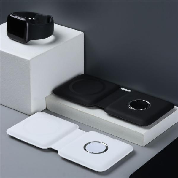 OEM Dual 15W Wireless Charger Foldable Magsafing For Iphone12 Airpods Pro