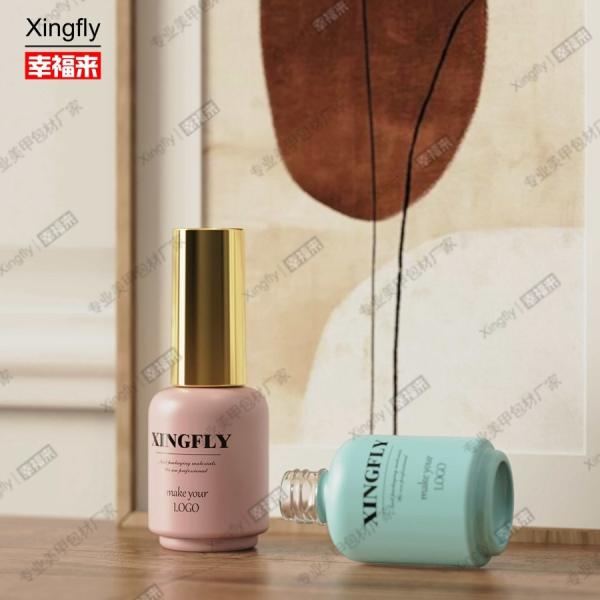 17ml Gel Nail Polish Custom Logo Luxury Bottles Container Packaging Gel Polish