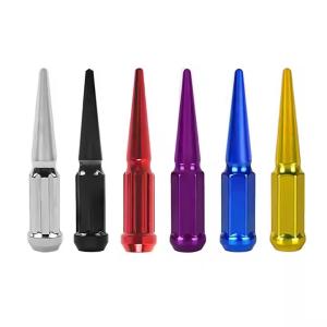 Wholesale M14x1.5 Spike Lug Nuts Solid 4.4&quot; Tall Replacement For 5 Lug Wheels from china suppliers