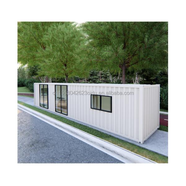Outdoor Flat Pack Container 20-40 FT Customizable Prefab Tiny Houses with Modern Design and Sandwich Panel