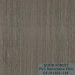 Partition PVC Decorative Film 0.25mm - 0.60mm Thickness Dark Grey Color