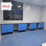 Chemistry Lab Workbench Safety Steel Wood Laboratory Workbench With Chemical
