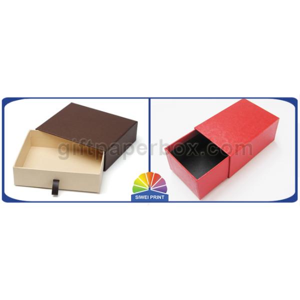 Various Size Custom Shape Drawer Cardboard Box For Belt Sunglasses Packaging