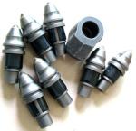 Round Shank Stump Cutting Teeth , Road Milling Teeth Conical Teeth Body Design