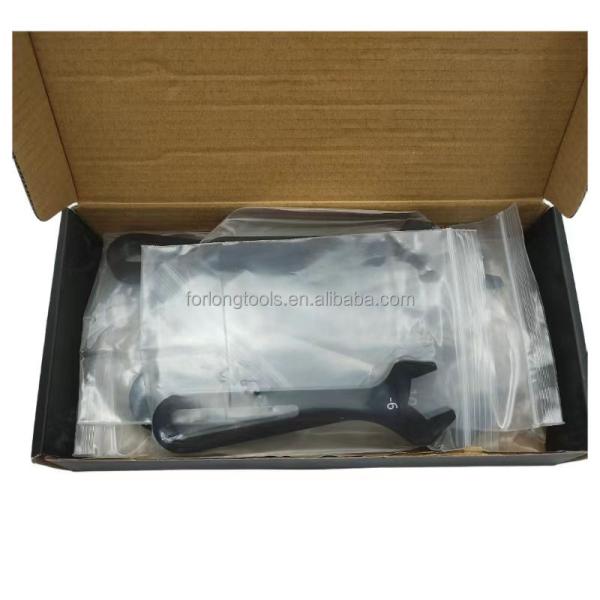 Universal Car Fitment 6PCS AN Spanner Set for AN4-AN16 Fittings Racing CNC Parts in Black Aluminum