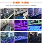 24X18W Color Rainbow Effect Wall Wash Lighting with Remote for Stage Disco