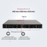 Stable Communication 48 Port Industrial Network POE Switch CE6 87 0-48 S 6 CQ-EI
