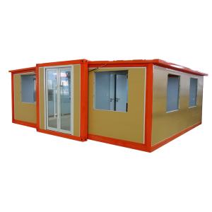 Wholesale Poland's 74M2 Expandable Container Homes with Kitchen Modern Apartment Design On Wheels from china suppliers