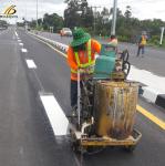 Philippines Popular Strong Adhesion Traffic Powder Coating Thermoplastic Road