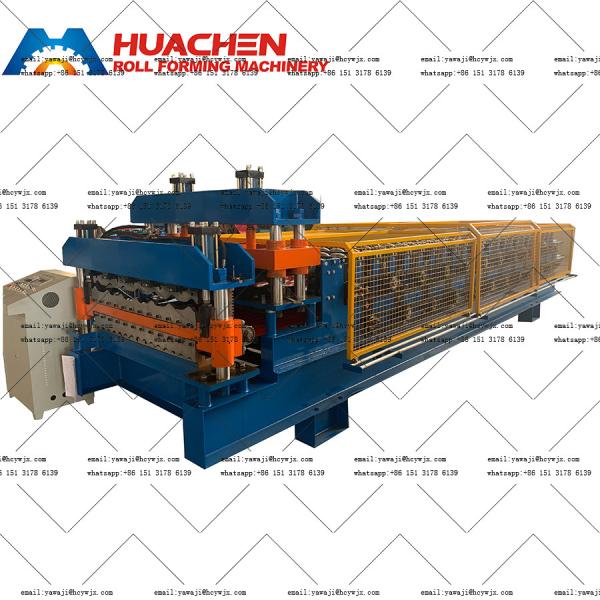 Wholesale New Design Metal Silo Double Deck Roll Forming Machine from china suppliers