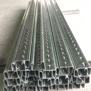 Wholesale Slotted Steel Strut C Channel Easy Installation For Strong Load Capacity 2.50kg/m from china suppliers