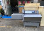 Blue Conveyor Industrail Frozen Buffalo Meat Slice Cutting Machine Portion