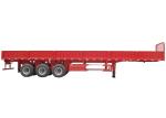 30-80T Flatbed Side Walls FUWA Trailer With Side Walls