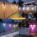 IP65 Waterproof Solar Powered Wall Lights For Landscape Design Garden Fence And
