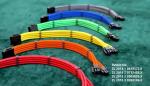 PSU Cable Kit Elbow Data Cable Computer PVC Heat And Wear Nylon Material 18AWG