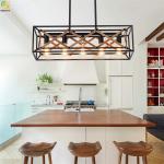 Iron pendant light Home Art Baking Paint Black E26 Nordic Pendant Light