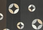 Black Copper Pattern PVC Modern Removable Wallpaper Living Room Striped